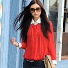 SOHO Central - Contrast Collar Trim Chiffon Shirt