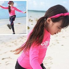 Shanyoo - Kids Lettering Rashguard Shanyoo - Kids Lettering Rashguard