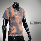 DANGOON - V-Neck Tie Dye T-Shirt
