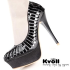 Kvoll - Sequined Platform Pumps