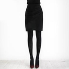 Orange Style - Shirred Pencil Skirt