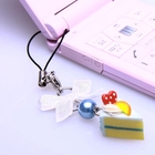 Sweet & Co. - Sweet Mini Blue Cake Slice Cell Phone Strap Sweet & Co. - Sweet Mini Blue Cake Slice Cell Phone Strap