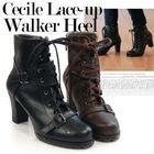 ganzi - Lace-Up Buckled Ankle Boots