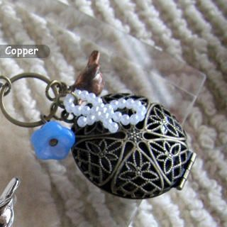 Vintage Copper Bird Locket Necklace Vintage Copper Bird Locket Necklace