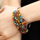 SOHO Central - Rhinestone Peacock Bangle
