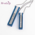 Menku - Rhinestone Cuboid Pendant