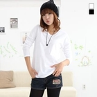 J-ANN - V-Neck Long-Sleeve T-Shirt