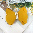 Angelove - Faux-Pearl Bow Hair Pin