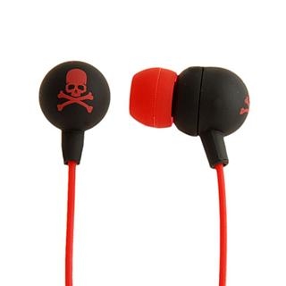 mix-Style (Skull-BK*RD) Inner Headphones