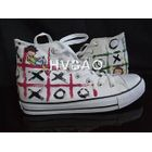 HVBAO - 'Tic-Tac-Toe' High-Top Sneakers