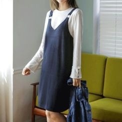 JUSTONE - Boxy-Fit Knit Jumper Dress JUSTONE - Boxy-Fit Knit Jumper Dress