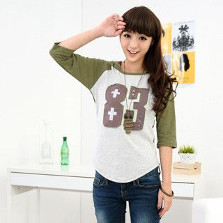 '83' Top with Detachable Hood