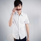 Sha 2 Shop - Short-Sleeve Plain Shirt