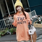 CLICK - Printed Hooded Pullover Dress