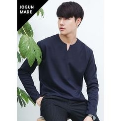 JOGUNSHOP - V-Neck Long-Sleeve T-Shirt JOGUNSHOP - V-Neck Long-Sleeve T-Shirt