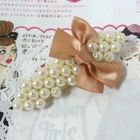 Angelove - Faux-Pearl with Bow Barrette
