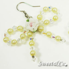 Sweet & Co. - Sweetie Yellow Rose Swarovski Crystal Earrings