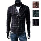 J.I.Q - Button-Down Check Shirt