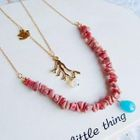 MyLittleThing - Undersea Paradise Double Necklace(Pink)