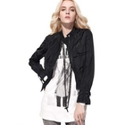 Moonbasa - Stand-Collar Cropped Jacket