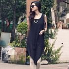 PUFFY - Asymmetric Hem Tank Dress