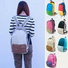 anello - Color-Block Canvas Backpack