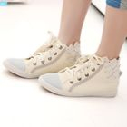 59 Seconds - Lace Crochet Detail Sneakers