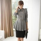 TIARA - Houndstooth Peplum Jacket