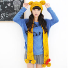 59 Seconds - Ear-Accent Hooded Scarf
