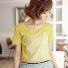 CatWorld - Short-Sleeve Printed T-Shirt