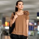 59th Street - Tulle-Hem Corsage Detail Tunic