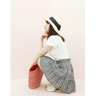 Dodostyle - Check Tiered Skirt