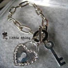 MyLittleThing - Shiny Lock & Key Bracelet