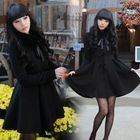 NamuDDalgi - Bow-Accent Wool Blend Coatdress