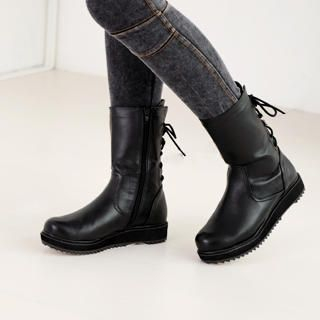Lace-Up Back Boots Lace-Up Back Boots