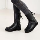 59 Seconds - Lace-Up Back Boots