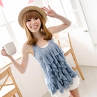 Tokyo Fashion - Ruffle Racerback Tank Top