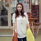 CLICK - Short-Sleeve Long Top
