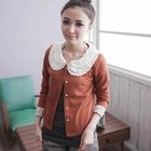 CatWorld - Layered Lace-Collar Cardigan