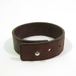 Sleek Leather Bangle