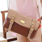 PG Beauty - Color-Block Buckled Shoulder Bag