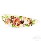 Cuteberry - Jeweled Flower Bangle