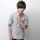 SeventyAge - Plaid-Cuffed Button-Down Shirt