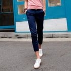 VINTAGE BROTHERS - Slim-Fit Cropped Pants