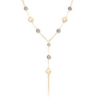 18K Yellow & Black Gold Necklace 18K Yellow & Black Gold Necklace