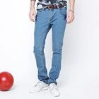 JBROS - Washed Straight-Cut Jeans