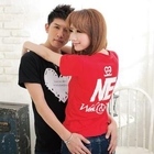 Sha 2 Shop - Scoop Neck Short-Sleeve Print Tee