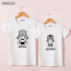 Onoza - 短袖印花情侣 T 恤 Onoza - 短袖印花情侣 T 恤