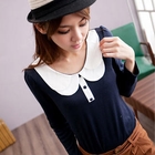 CatWorld - Layered Peter Pan-Collar Top