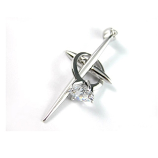 925 Silver cross ring pendant
